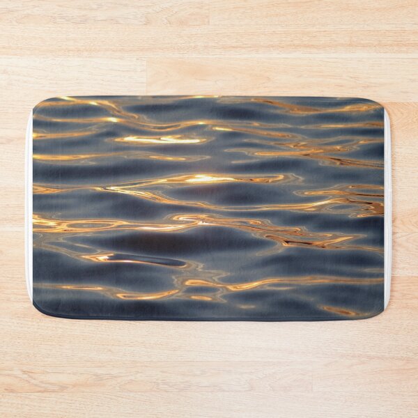 Item preview, Liquid Gold on the Ocean – Golden Water Reflection Photography designed and sold by Victoria Lynn Captures.