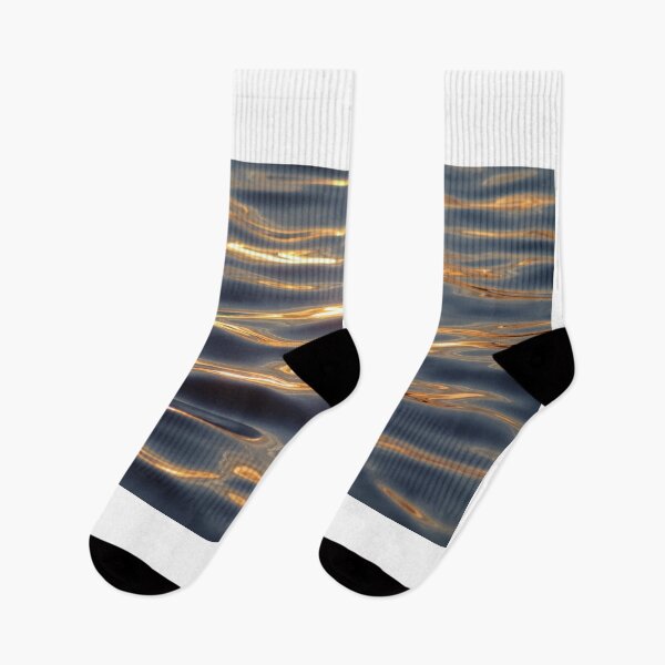 Item preview, Liquid Gold on the Ocean – Golden Water Reflection Photography designed and sold by Victoria Lynn Captures.