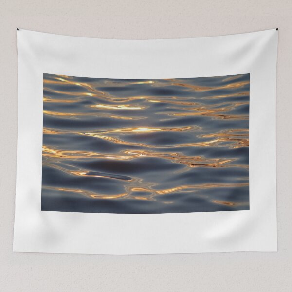 Item preview, Liquid Gold on the Ocean – Golden Water Reflection Photography designed and sold by Victoria Lynn Captures.