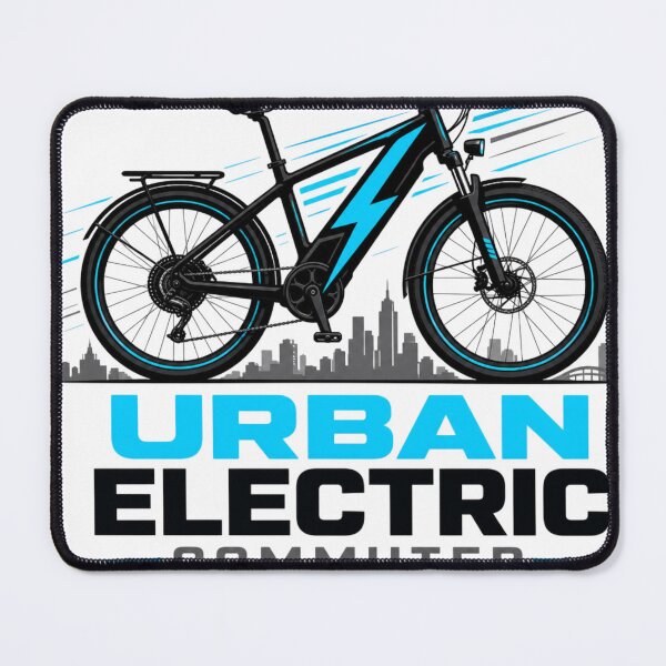 Item preview, Urban Electric Commuter E‑Bike Rider Shirt designed and sold by OMNITeeSigns.