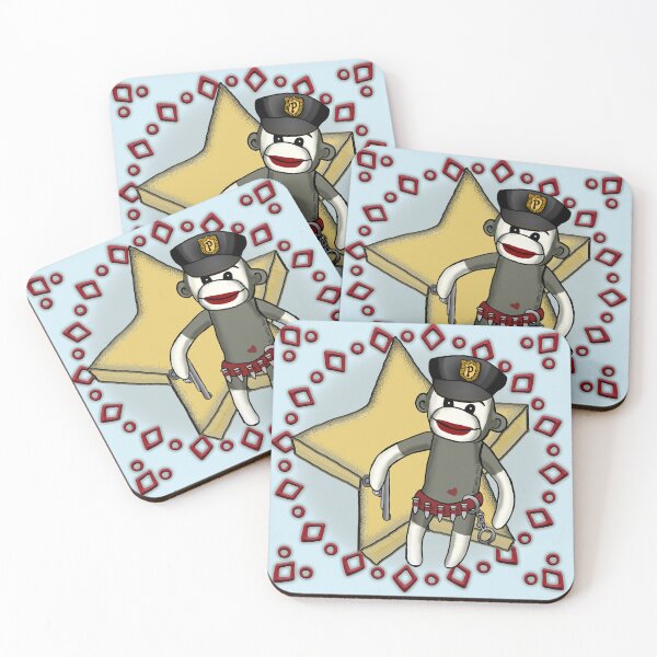 Item preview, Sock Monkey Police designed and sold by artmuvz.