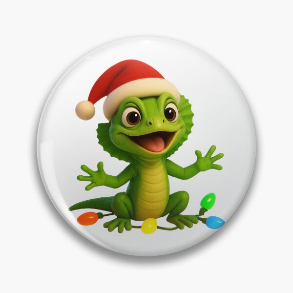 Item preview, Christmas Basilisk Lizard designed and sold by Sillytoe.