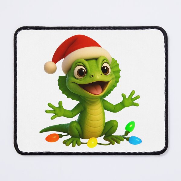 Item preview, Christmas Basilisk Lizard designed and sold by Sillytoe.