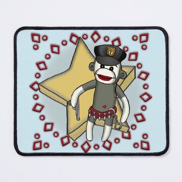 Item preview, Sock Monkey Police designed and sold by artmuvz.