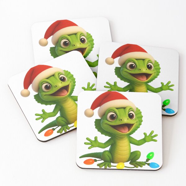 Item preview, Christmas Basilisk Lizard designed and sold by Sillytoe.