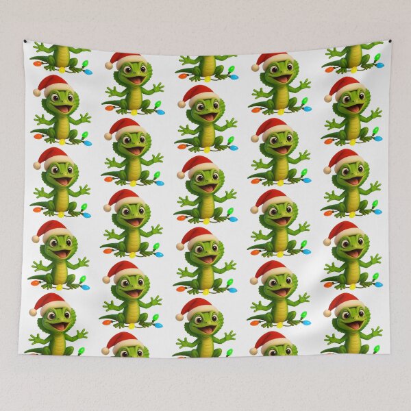 Item preview, Christmas Basilisk Lizard designed and sold by Sillytoe.