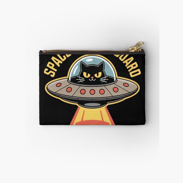 Item preview, Space Kitten Aboard Cat UFO Retro Design designed and sold by TobyWhitmore.