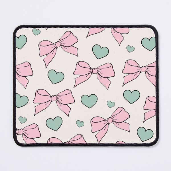 Item preview, Coquette Pink Bows Pattern designed and sold by MiaBellaGirl.