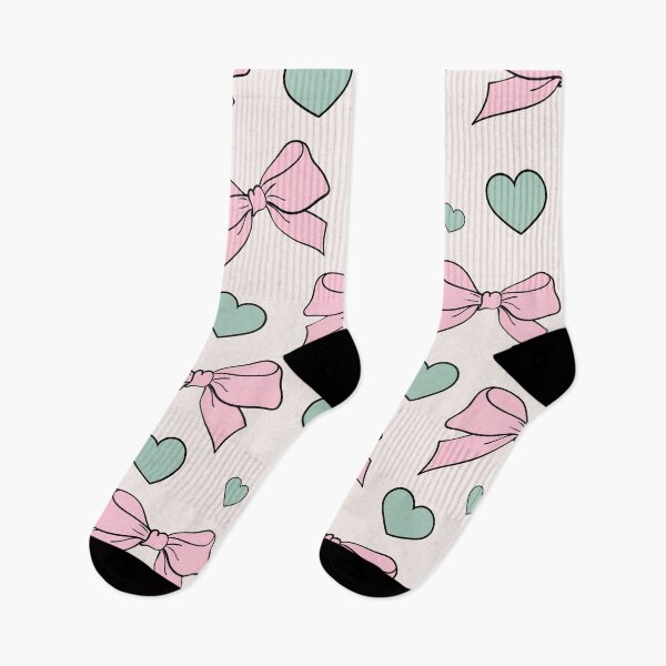 Item preview, Coquette Pink Bows Pattern designed and sold by MiaBellaGirl.