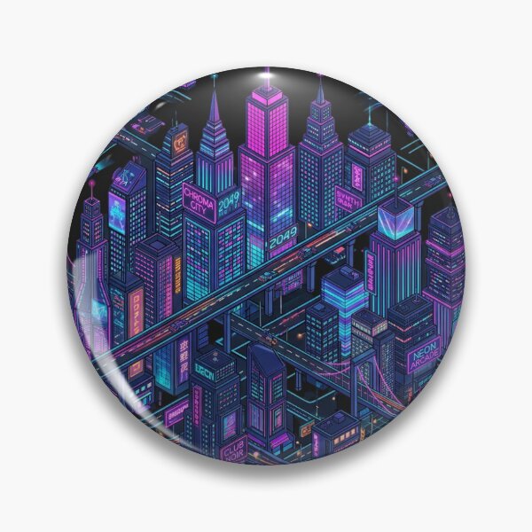 Item preview, Cybercity Nights designed and sold by Retrowave Rat.