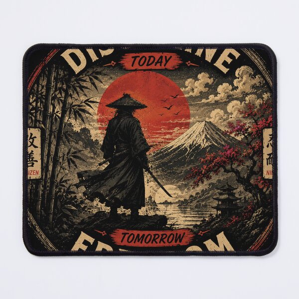 Item preview, Discipline Today Freedom Tomorrow – Samurai Kaizen designed and sold by Molli98.