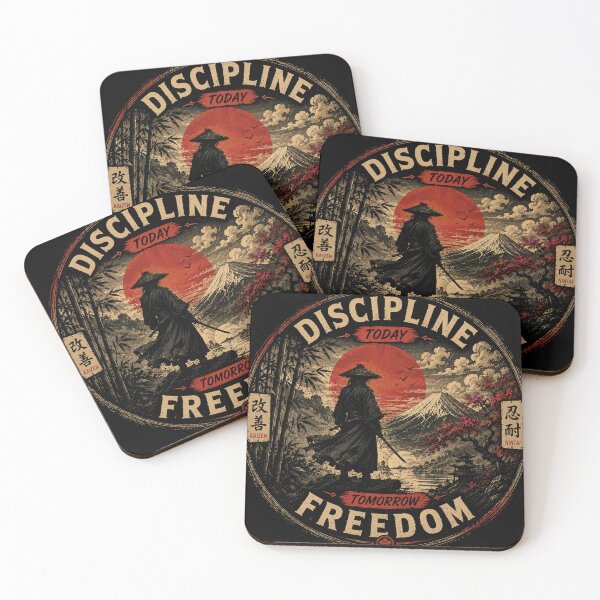Item preview, Discipline Today Freedom Tomorrow – Samurai Kaizen designed and sold by Molli98.