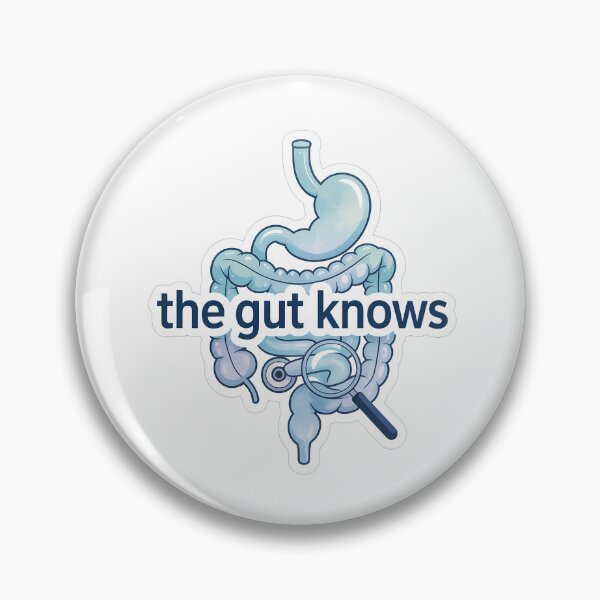 Item preview, The Gut Knows Medical Illustration designed and sold by NiftyWrx.