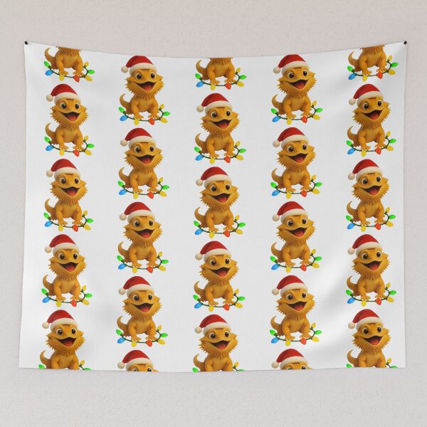 Item preview, Christmas Bearded Dragon designed and sold by Sillytoe.