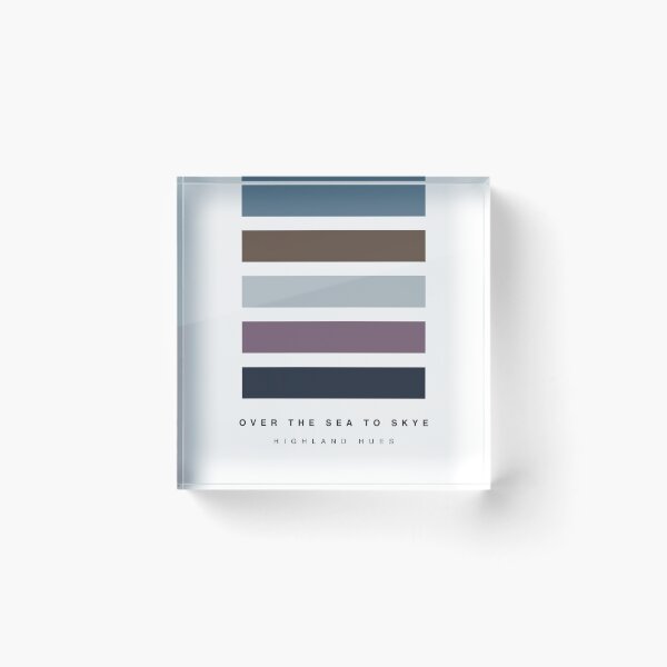 Artikelvorschau, „Over the Sea to Skye“ Highland-Farbpalette entworfen und verkauft von The Colourful Game.