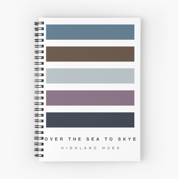 Item preview, ‘Over the Sea to Skye’ Highland Hue Palette designed and sold by The Colourful Game.