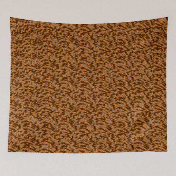 Item preview, Orange Black Houndstooth Pattern Seamless Geometric Print designed and sold by Pioneer Spirit Market.
