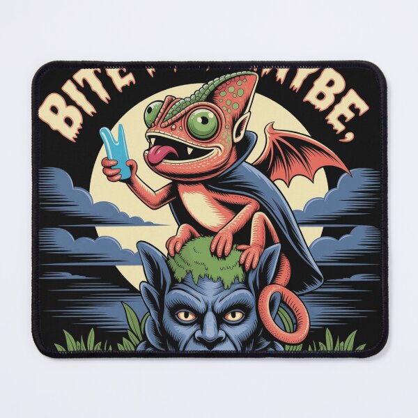 Item preview, Bite Me Maybe Funny Vampire Chameleon Design designed and sold by TobyWhitmore.