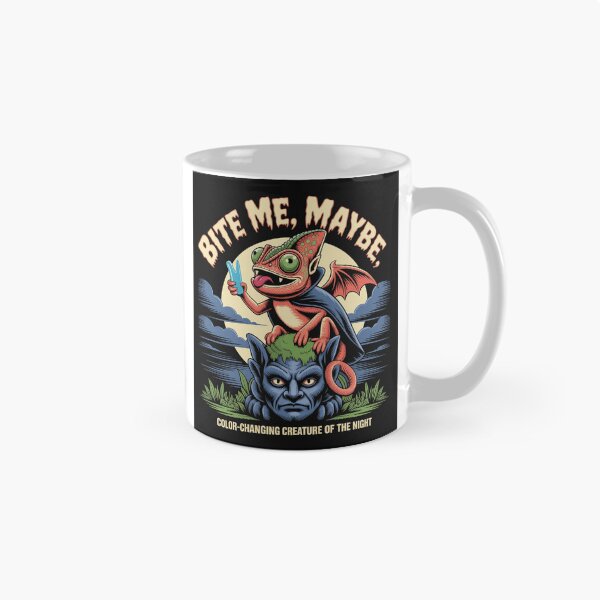 Item preview, Bite Me Maybe Funny Vampire Chameleon Design designed and sold by TobyWhitmore.