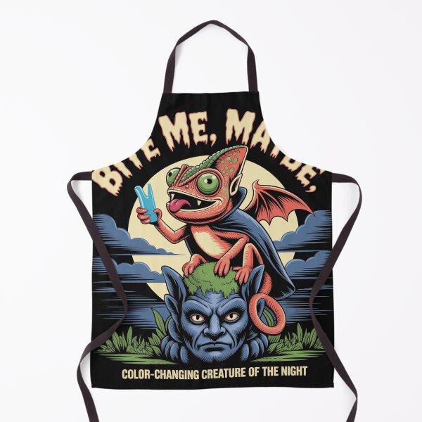 Item preview, Bite Me Maybe Funny Vampire Chameleon Design designed and sold by TobyWhitmore.