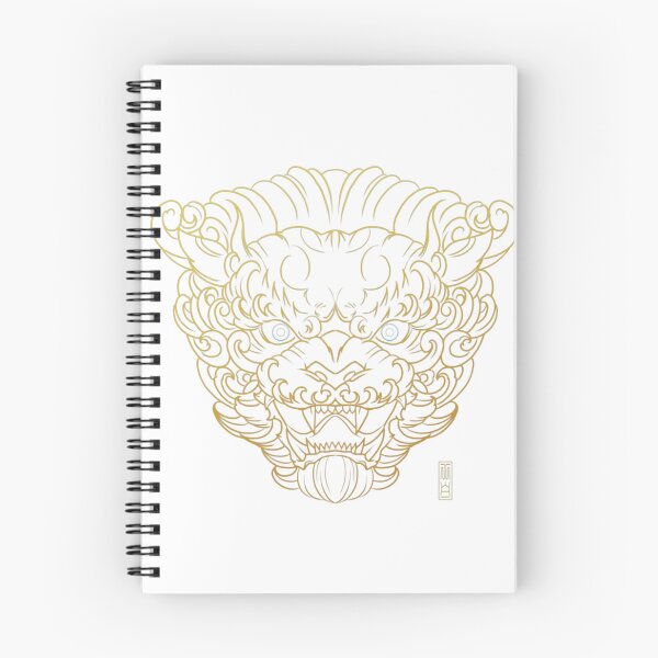 Item preview, tang lion line art - chinese guardian foo dog design designed and sold by SharonGristgvf.