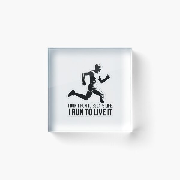 Item preview, Run To Live It - Marathon Motivation designed and sold by NiftyWrx.