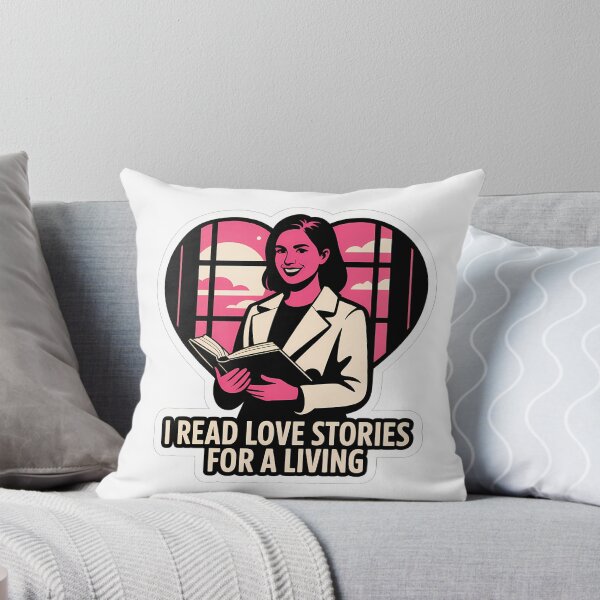 Item preview, Confident Woman Reading Love Stories designed and sold by NiftyWrx.