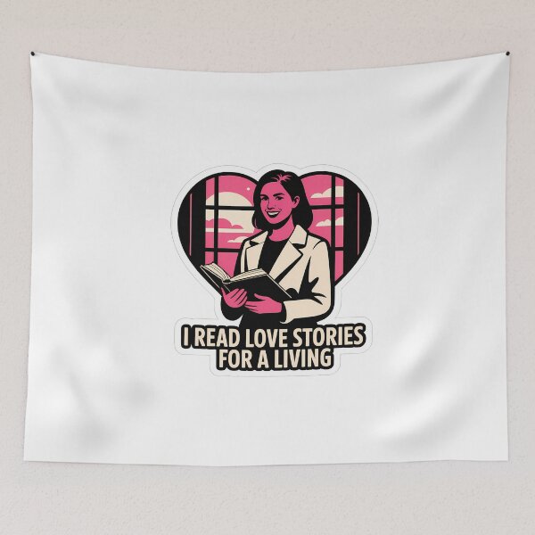 Item preview, Confident Woman Reading Love Stories designed and sold by NiftyWrx.