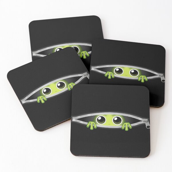 Item preview, Funny Little Alien Hiding in a Zipper designed and sold by APEStudio.