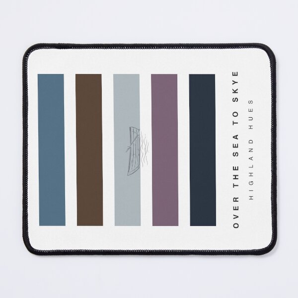 Item preview, ‘Over the Sea to Skye’ Highland Hue Palette Special Edition Graphic Artwork designed and sold by The Colourful Game.