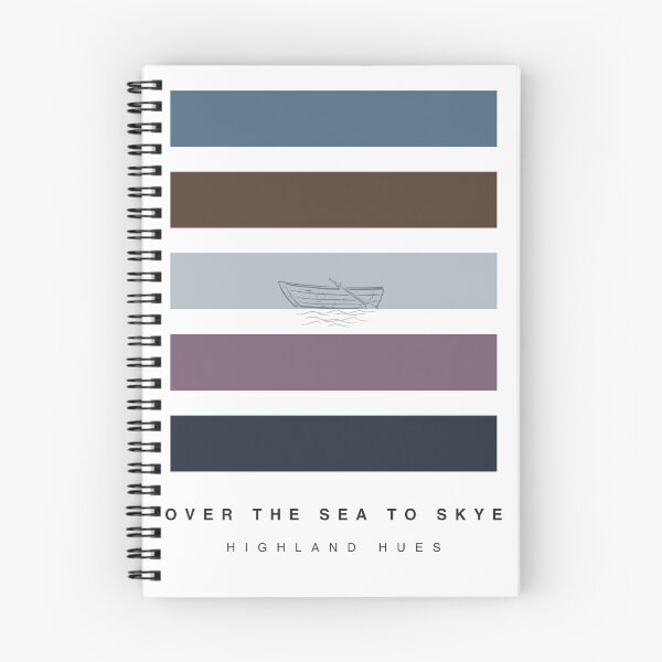 Item preview, ‘Over the Sea to Skye’ Highland Hue Palette Special Edition Graphic Artwork designed and sold by The Colourful Game.