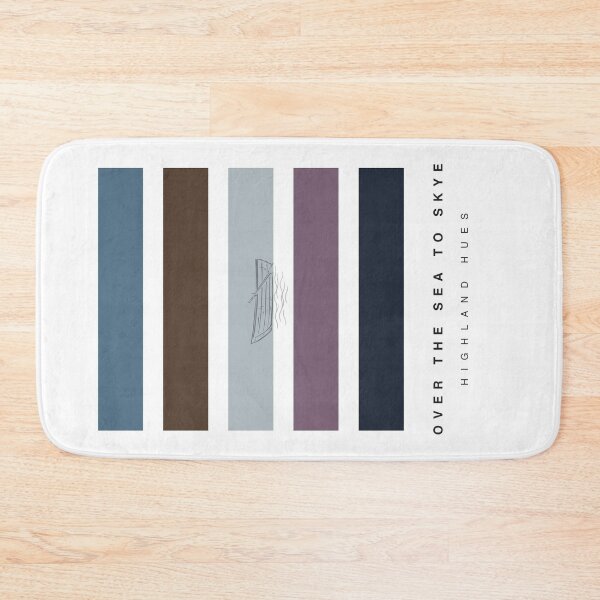 Item preview, ‘Over the Sea to Skye’ Highland Hue Palette Special Edition Graphic Artwork designed and sold by The Colourful Game.