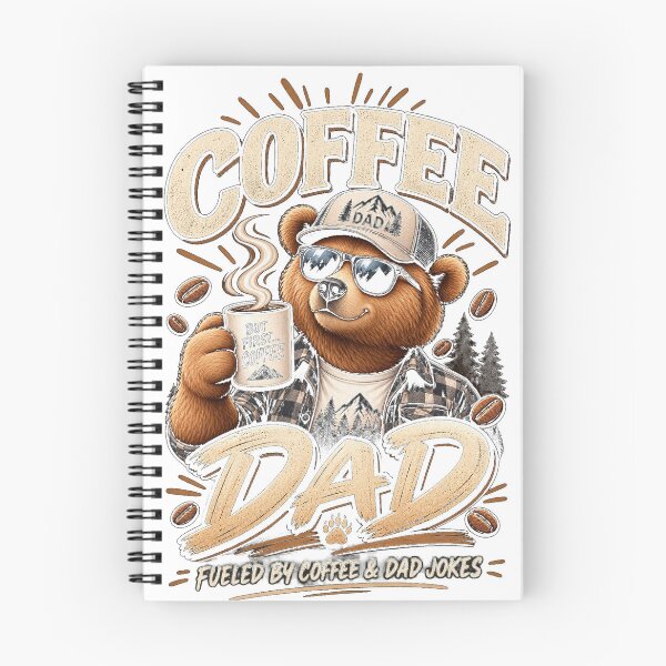 Item preview, Funny Coffee Dad Bear Father’s Day designed and sold by JANAWIYSTUDIO.