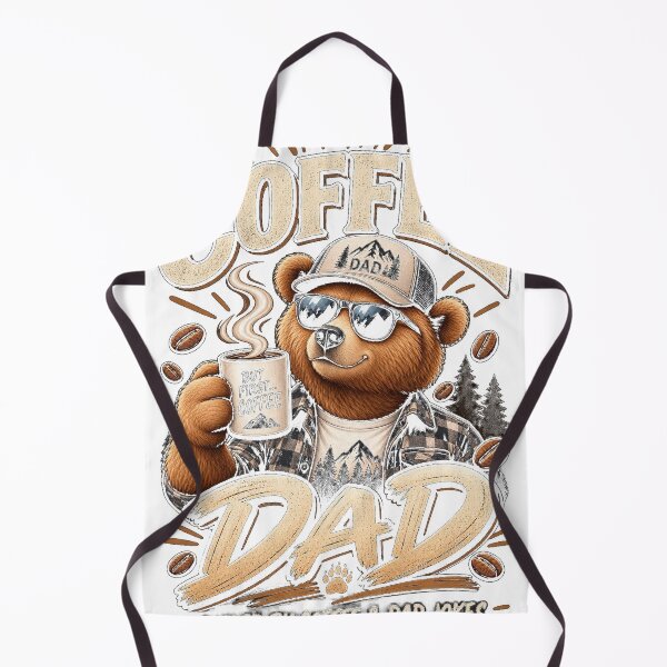 Item preview, Funny Coffee Dad Bear Father’s Day designed and sold by JANAWIYSTUDIO.