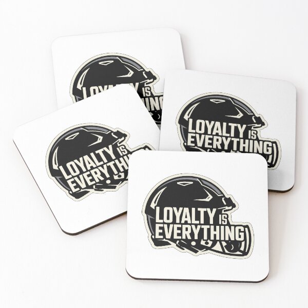 Item preview, Loyalty is Everything Football Helmet designed and sold by NiftyWrx.
