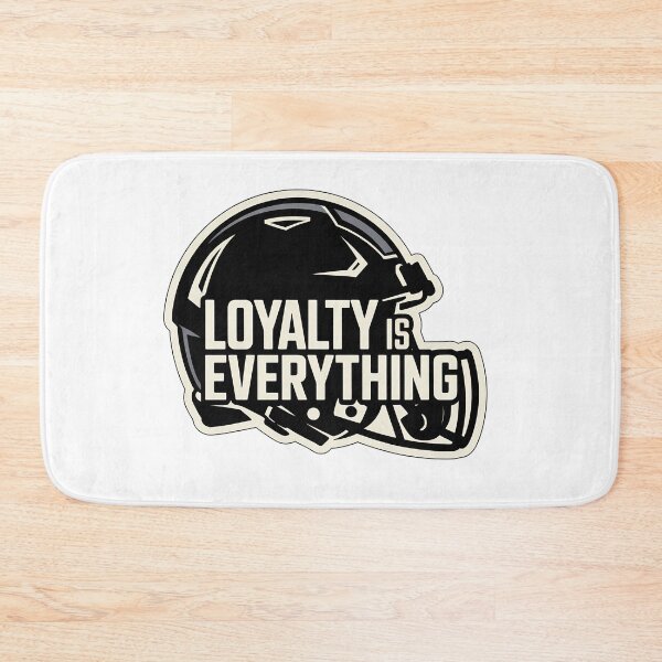 Item preview, Loyalty is Everything Football Helmet designed and sold by NiftyWrx.