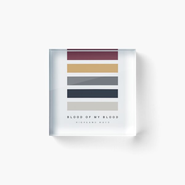 Item preview, ‘Blood of my Blood’ Highland Hue Palette designed and sold by The Colourful Game.