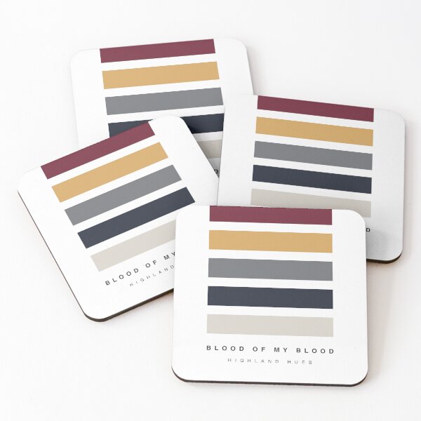 Item preview, ‘Blood of my Blood’ Highland Hue Palette designed and sold by The Colourful Game.