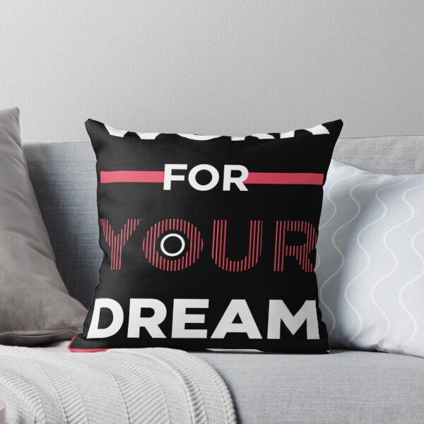 Item preview, Work for your dream. black t shirt design. designed and sold by RetroAisthetic.