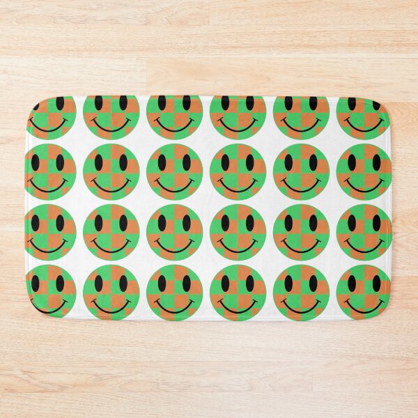 Item preview, Green and Orange Smiley designed and sold by Medusa's Revenge Art.