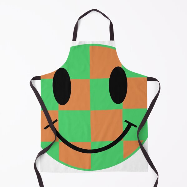 Item preview, Green and Orange Smiley designed and sold by Medusa's Revenge Art.