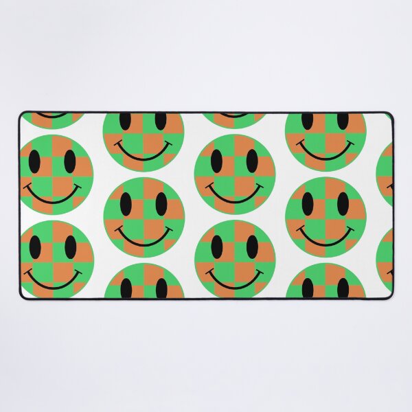 Item preview, Green and Orange Smiley designed and sold by Medusa's Revenge Art.
