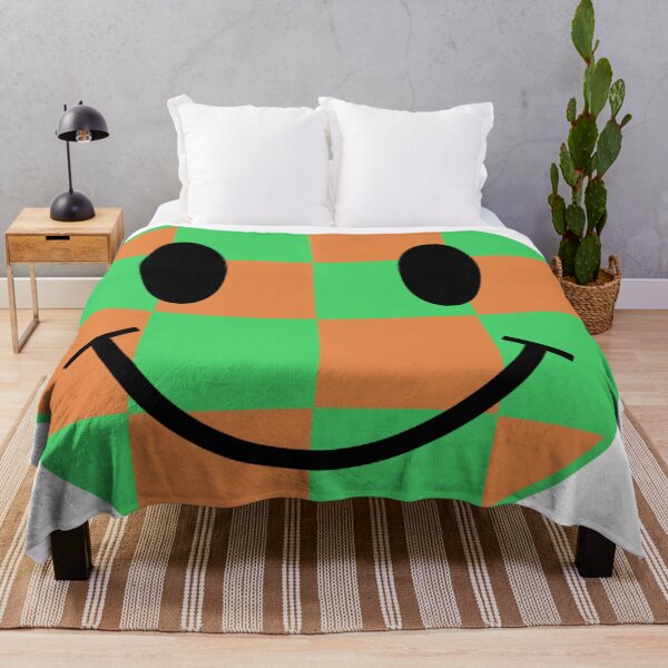 Item preview, Green and Orange Smiley designed and sold by Medusa's Revenge Art.