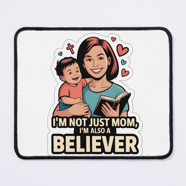 Item preview, Believer Mom Bible Verse designed and sold by NiftyWrx.
