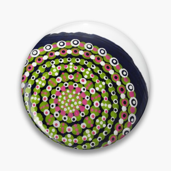 Item preview, Hand Painted Clam Shell Black, Pink, and Green designed and sold by howcutegirl.