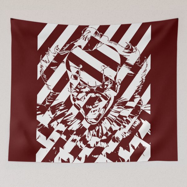 Item preview, Dazzle Band Pennywise Stencil designed and sold by Cathedral of Curiosity.