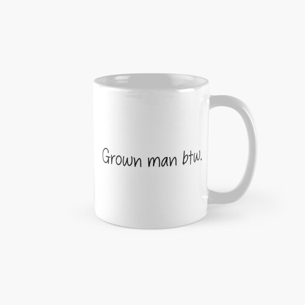 Item preview, Grown man btw. designed and sold by SlimyFish.