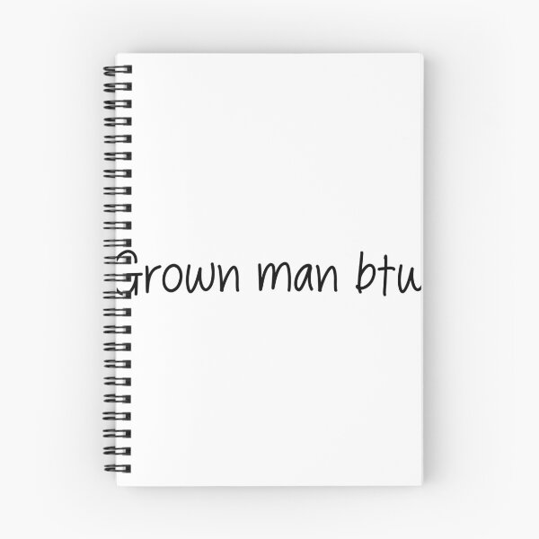 Item preview, Grown man btw. designed and sold by SlimyFish.