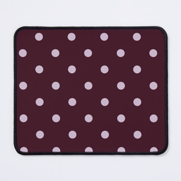 Item preview, Dark Burgundy and Light Pink Polka Dots | Retro Pink Dots on Maroon Pattern | Vintage Burgundy and Lilac Dotty Pattern | Preppy Lilac and Burgundy Polka Dot Seamless Pattern designed and sold by VivaFy.