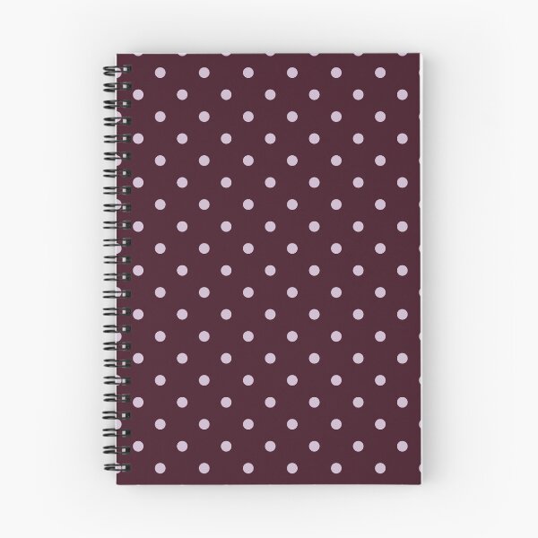 Item preview, Dark Burgundy and Light Pink Polka Dots | Retro Pink Dots on Maroon Pattern | Vintage Burgundy and Lilac Dotty Pattern | Preppy Lilac and Burgundy Polka Dot Seamless Pattern designed and sold by VivaFy.
